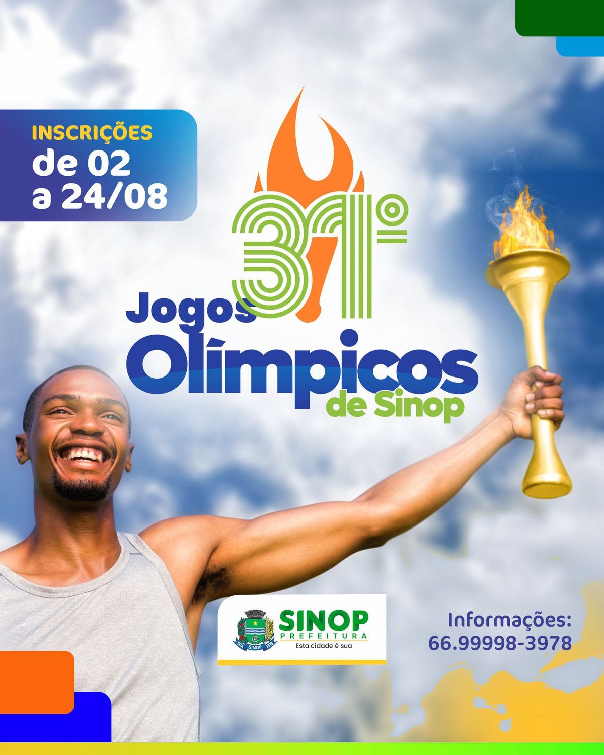 Estão abertas as inscrições para a 31ª edição dos Jogos Olímpicos